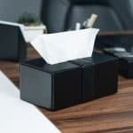 Tissues Leather Box