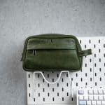 Bay toiletry bag - genuine leather