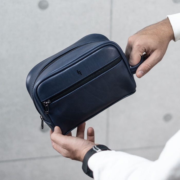 Tavolino Toiletry Bag-Genuine leather - Image 8