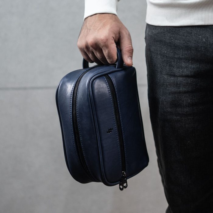 Tavolino Toiletry Bag-Genuine leather - Image 4