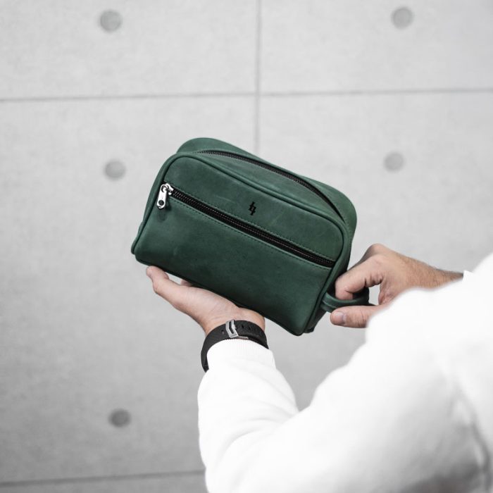 Tavolino Toiletry Bag-Genuine leather - Image 5