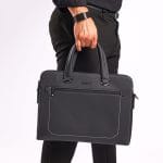 Olivia laptop bag- Genuine leather - Image 4