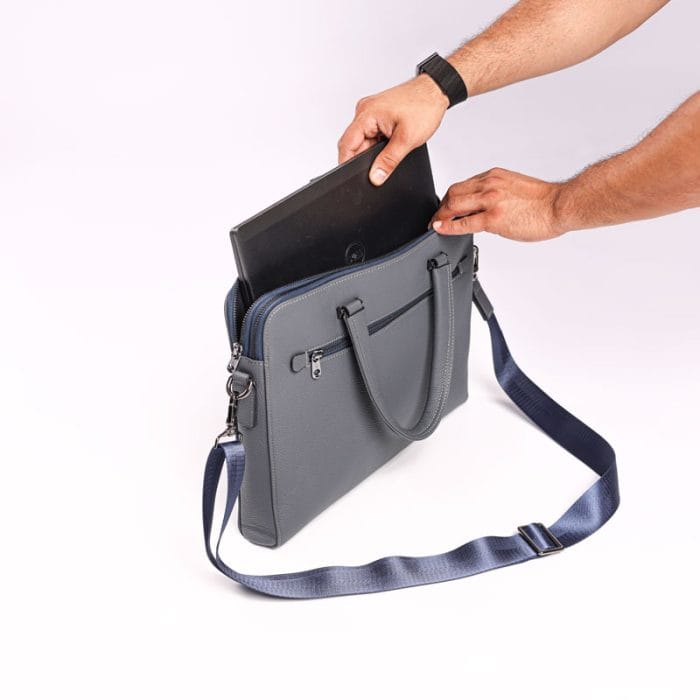 Olivia laptop bag- Genuine leather - Image 3