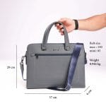 Olivia laptop bag- Genuine leather - Image 5