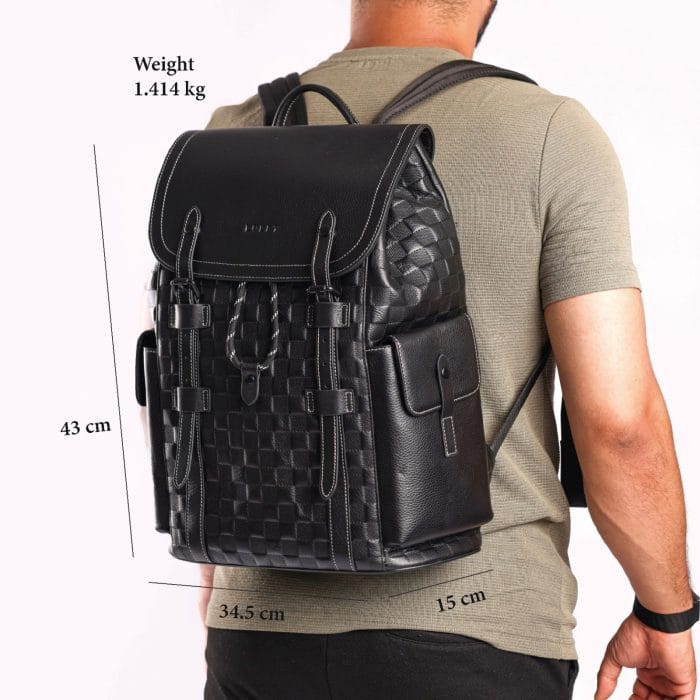 Carlo backpack- Genuine leather - Image 2